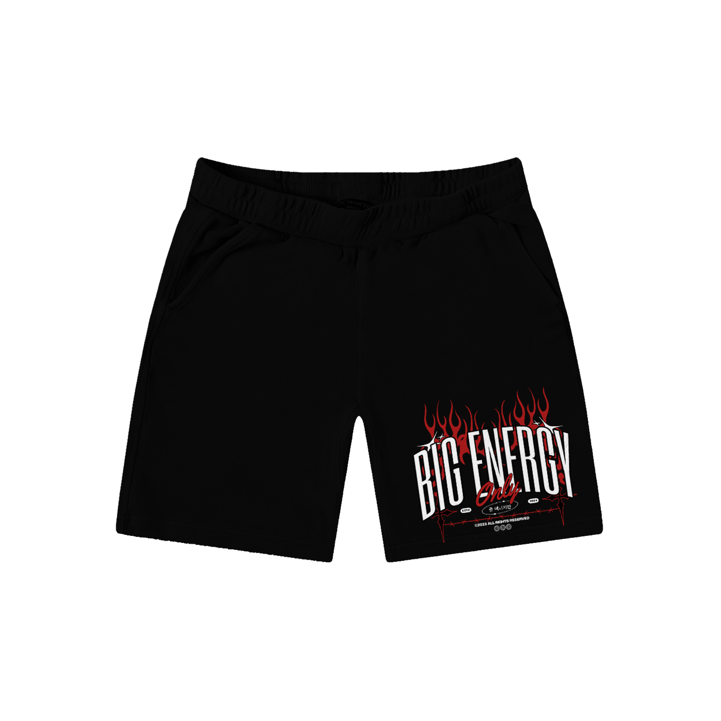 BIG ENERGY SHORTS - BLACK