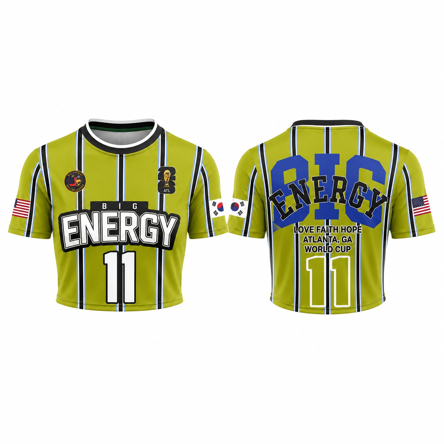 Big Energy World Cup Cropped Women's Jersey
